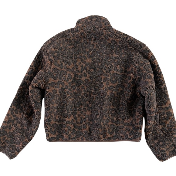 Rag & Bone Sun Sherpa Zip Up Leopard Jacket - Picture 9 of 17
